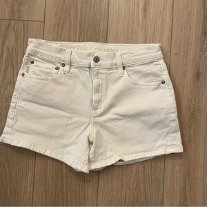 American Eagle Outfitters Women's cream Jean Shorts